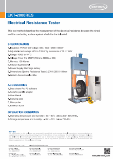 EKT-2000RES Electrical Resistance Tester